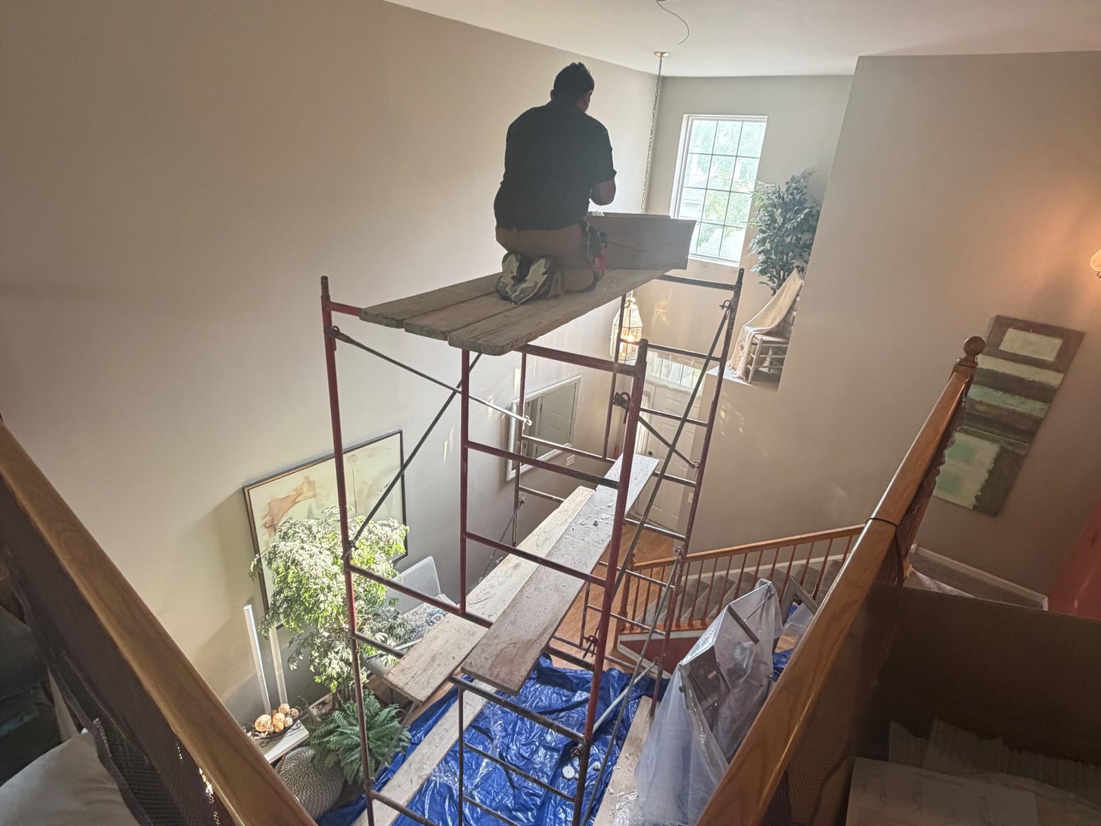 On-site electrical work