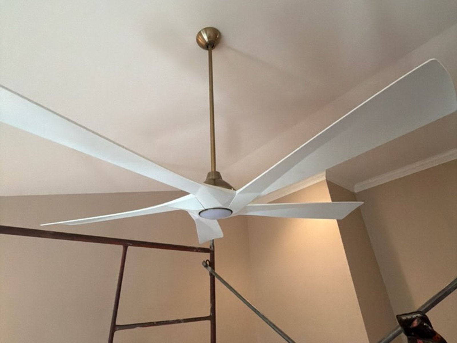 Ceiling fan installation